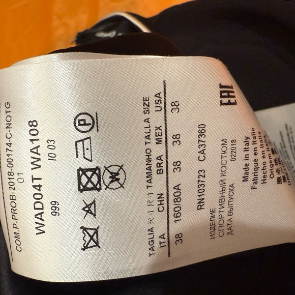 Emporio Armani Black Jumpsuit shorts - Picture 4 of 10